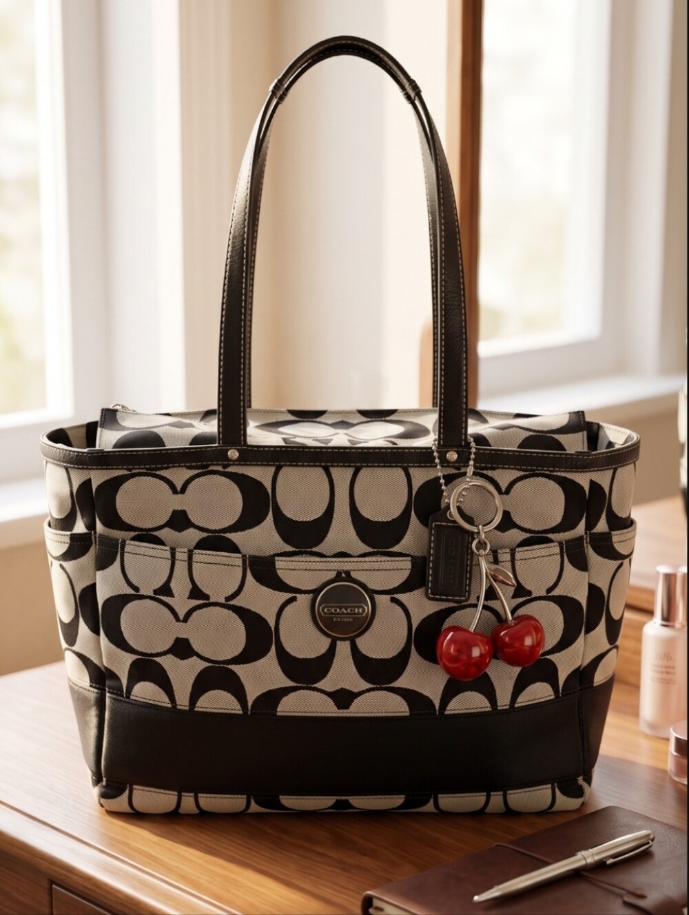 Coach Legacy Signature Canvas Multifunction/Diaper Tote